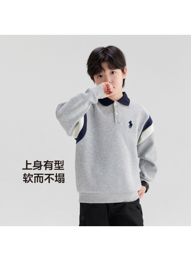 Zuoxi Boys Polo Shirt Kids Hoodie Casual Spring/autumn Outfits 2025 New Outdoor Sports Big Boys Clothing - Image 4