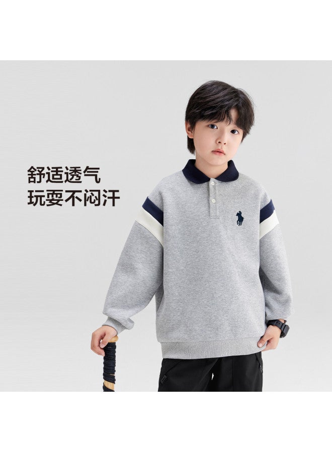 Zuoxi Boys Polo Shirt Kids Hoodie Casual Spring/autumn Outfits 2025 New Outdoor Sports Big Boys Clothing - Image 3