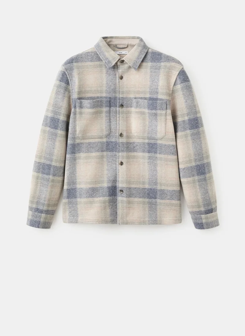 Mango Man  Check flannel jacket for Men | Best Price UAE