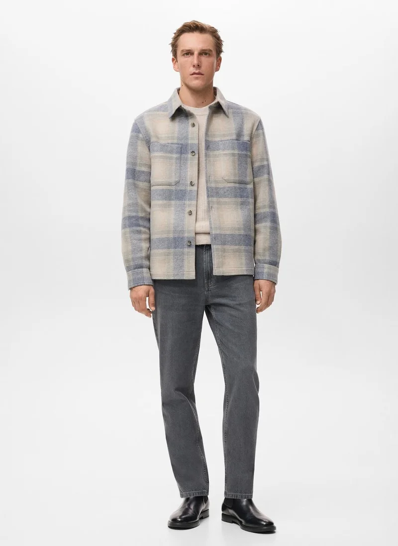 Mango Man  Check flannel jacket for Men | Best Price UAE