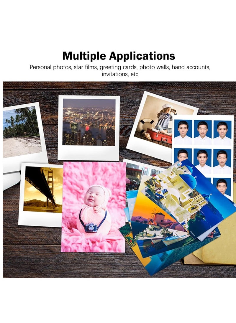 JOJO 20-Sheet A4 Size Glossy Photo Paper With Sticker 135gsm Thickness White  - Image 5
