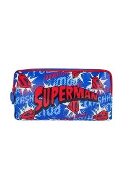 SUPERMAN Superman Man of Tomorrow Pencil Case 2 Compartment 