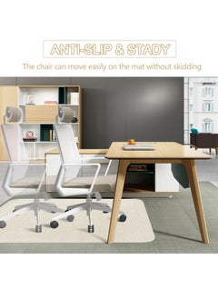 Generic 120*90cm Floor Chair Mat Adhesive Non-slip Office Home Desk Chair Mat Carpet Floor Scratches Protector  - Image 2