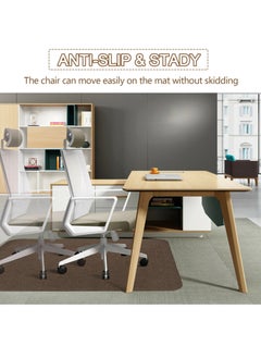 Generic 120*90cm Floor Chair Mat Adhesive Non-slip Office Home Desk Chair Mat Carpet Floor Scratches Protector  - Image 4