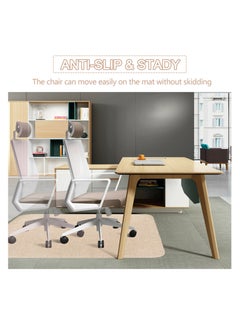 Generic 120*90cm Floor Chair Mat Adhesive Non-slip Office Home Desk Chair Mat Carpet Floor Scratches Protector  - Image 5