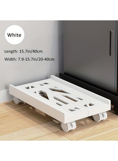 AROAQ Universal Office Computer Host Bracket and Printer Tray Removable and Retractable CPU Tray Versatile Holder for Computers Printers Air Purifiers and Small Appliances Durable and Adjustable PC Host Bracket  - Image 1