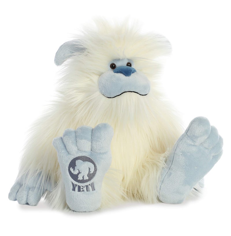 AuroraÂ® Mysterious Fantasy Yeti Stuffed Animal - Mythical Companion - Imaginative Adventures - White 12 Inches - Image 3