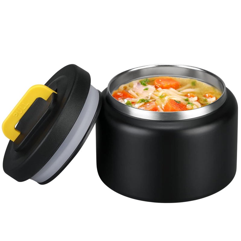 MAISON HUIS 8oz Soup Thermo Wide Mouth Vacuum Insulated Thermo Food Jar Leak Proof Stainless Steel Thermo for HotCold Food Kids Food Lunch Soup Container for School Travel