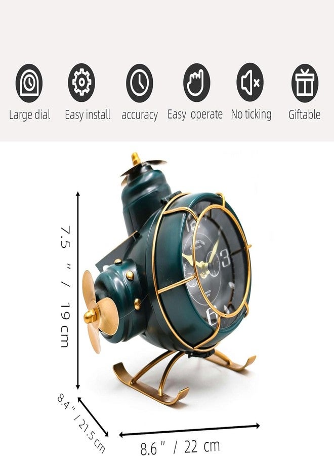 YOUKI Airplane Desk Shelf Clocks - Image 3