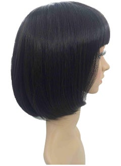 Generic Brown hair wig bob hairstyle short hair wigs for women, synthetic light hair wig made of heat resistant fiber, suitable wig for a natural look  - Image 1