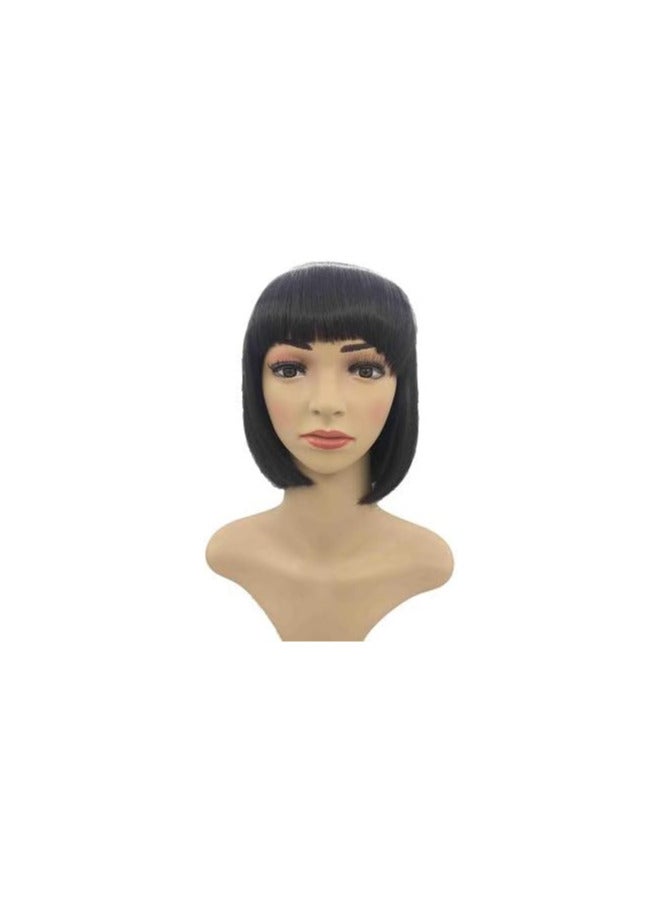 Brown hair wig bob hairstyle short hair wigs for women, synthetic light hair wig made of heat resistant fiber, suitable wig for a natural look - Image 2
