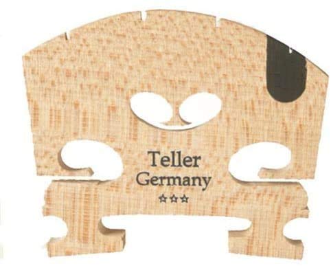 Violin Woodworkshop 1 4/4 Violin Aubert Semi Fitted Bridge: 100543 Teller Germany 01042FU, With E Ebony insert, of Bosnian Maple A Product of Germany VWWS - Image 4
