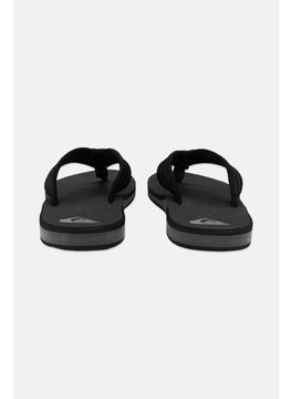 QUIKSILVER Men Carver Suede Slip On Slippers, Black  - Image 2