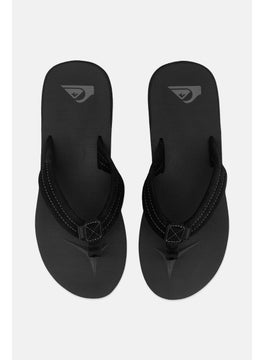 QUIKSILVER Men Carver Suede Slip On Slippers, Black  - Image 3