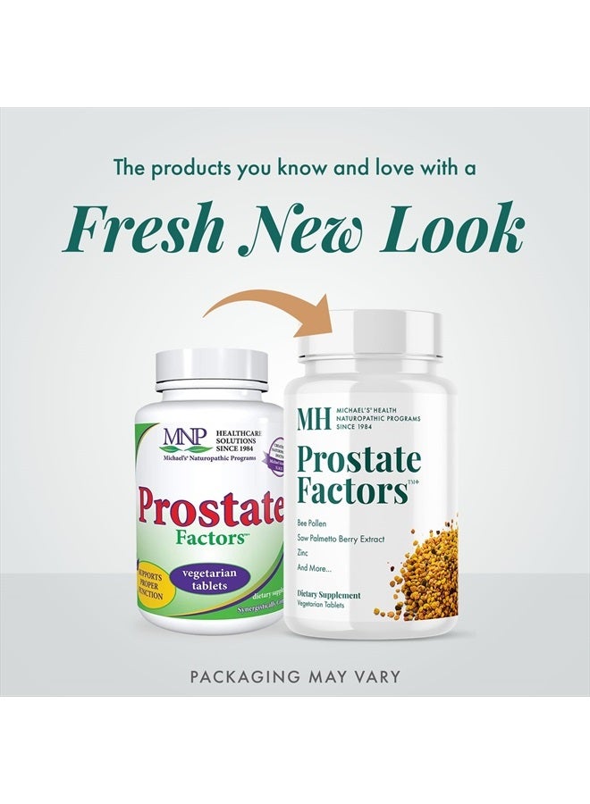 MICHAEL'S Health Naturopathic Programs Prostate Factors - 60 Vegetarian Tablets - Nutrients for The Prostate - Kosher - 15 Servings - Image 3