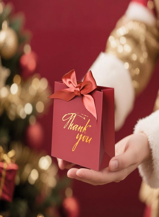 DECHISY 24Pack Thank You Gift Bags (Red) - Image 5