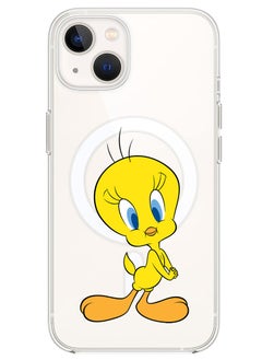 Magnetic Case for iPhone 14 6.1-inch Compatible with MagSafe Wireless Charging, Shockproof Phone Bumper Cover Tweety