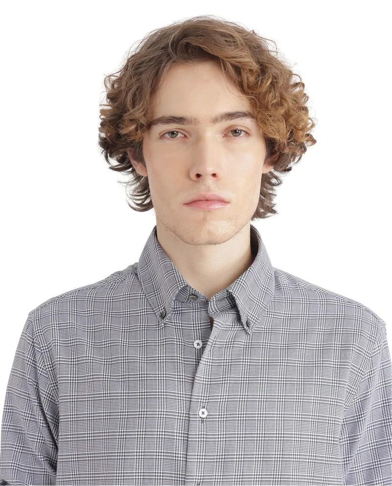 Rare Rabbit Men's Oversized Fit Checked Shirt