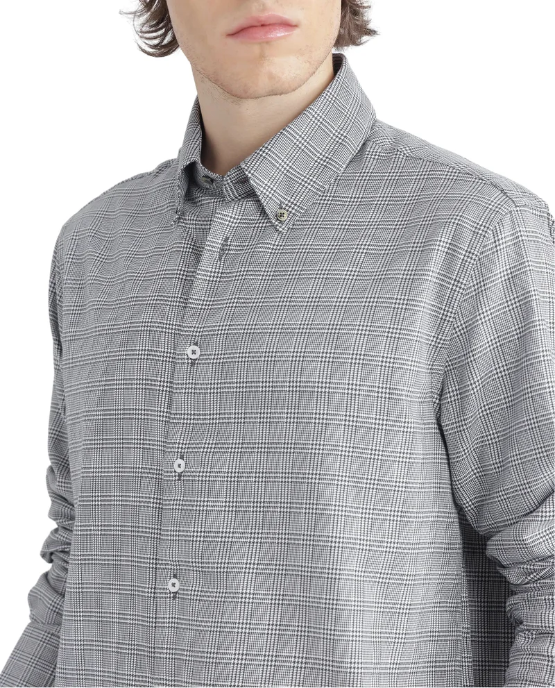 Rare Rabbit Men's Oversized Fit Checked Shirt