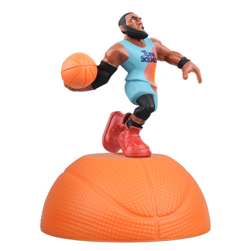 سبيس جام Moose Toys : A New Legacy - 4 Pack - 2'' Lebron, Bugs Bunny, Wile E. Coyote, u0026 1 Mystery Figure - Bench, Multicolor, 14574 - Image 5