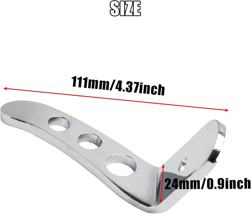 PSLER Kickstands Side Stand Assist Tool for Touring Motorcycles 1991-2021, Chrome - Image 5