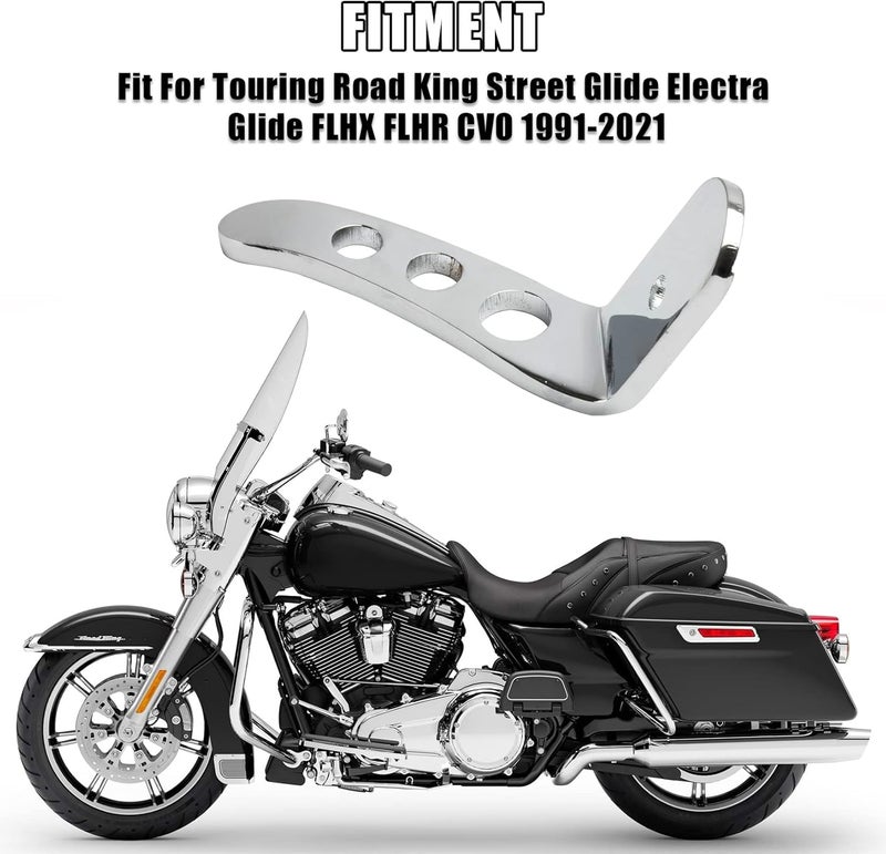 PSLER Kickstands Side Stand Assist Tool for Touring Motorcycles 1991-2021, Chrome - Image 2