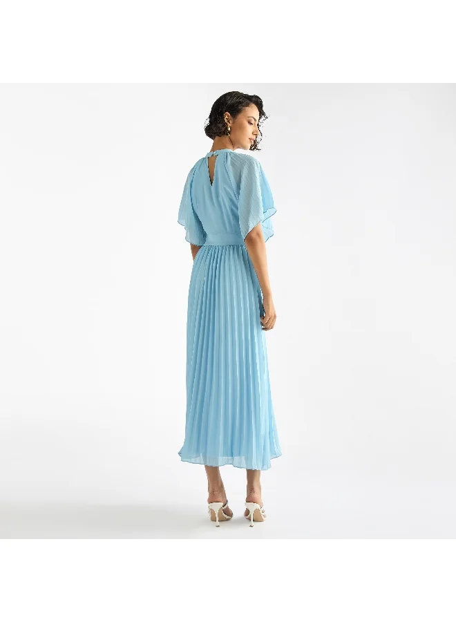 Splash FAV Pleated Chiffon Dress