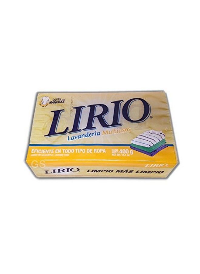 Laundry Bar Soap Jabon Lavanderia Multiusos 400 G 141 Oz Yellow Bar (Pack Of 4)