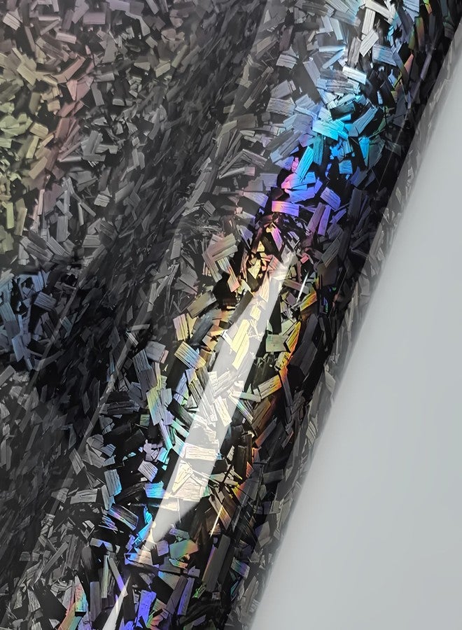 LZLRUN لفائف فينيل سوداء من ألياف الكربون غير اللامعة LZLRUN مع ملصقات لإطلاق الهواء، فيلم، ملصق، سيارة، مركبة، دراجة نارية، ذاتية اللصق (4 بوصة × 30 قدم، كاميليون) - Image 3