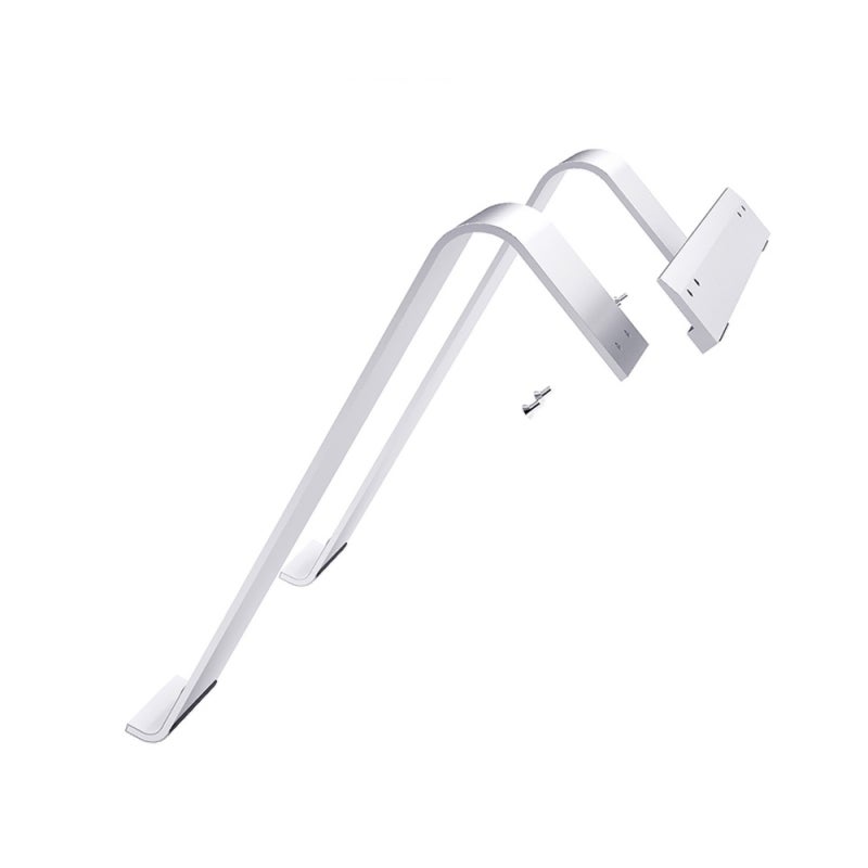 Ergonomic Laptop Stand: 16° Angle Premium Silver Aluminum Riser - Ventilated Heat-Dissipating Portable Holder for Home Office Travel Comfortable Typing Viewing - Image 3