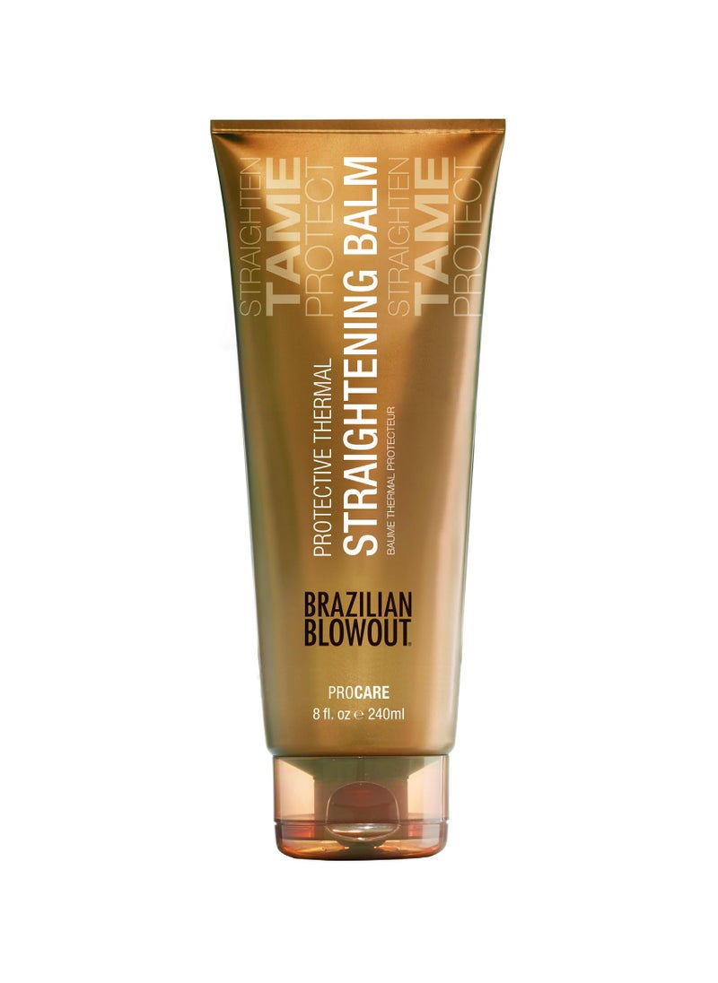 Brazilian Blowout - Brazilian Blowout Protective Thermal Straightening Balm, 8 Fl Oz (Pack of 1) - Image 1