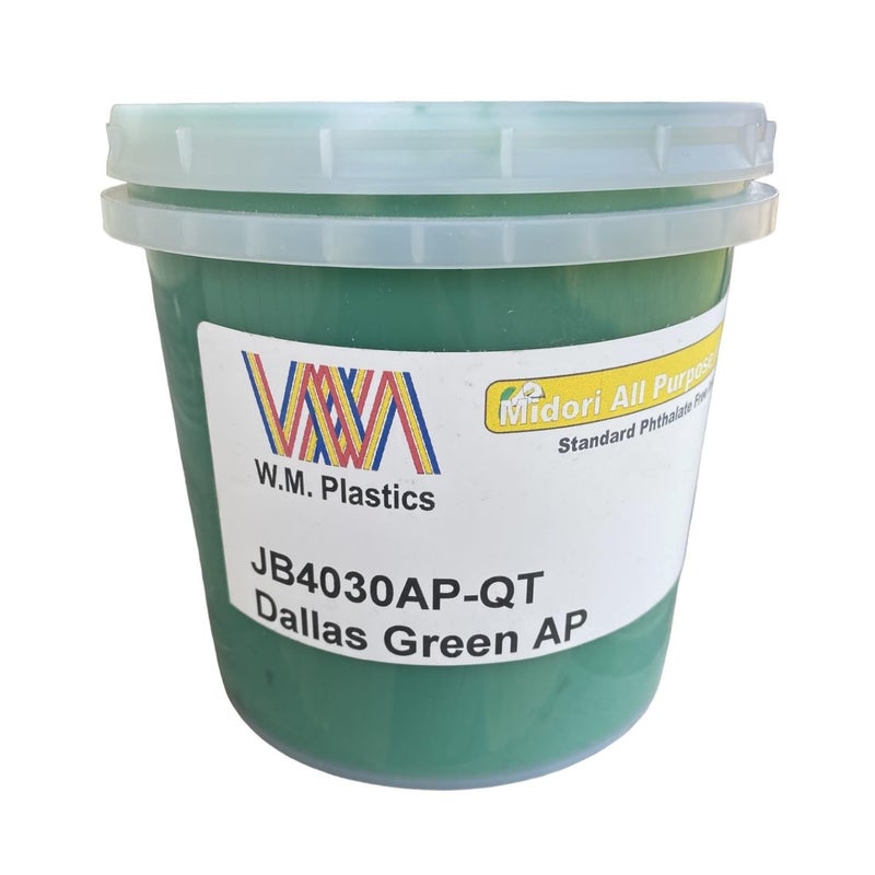 WM PLASTICS Plastisol Ink for Screen Printing-Quart (Dallas Green) - Image 5