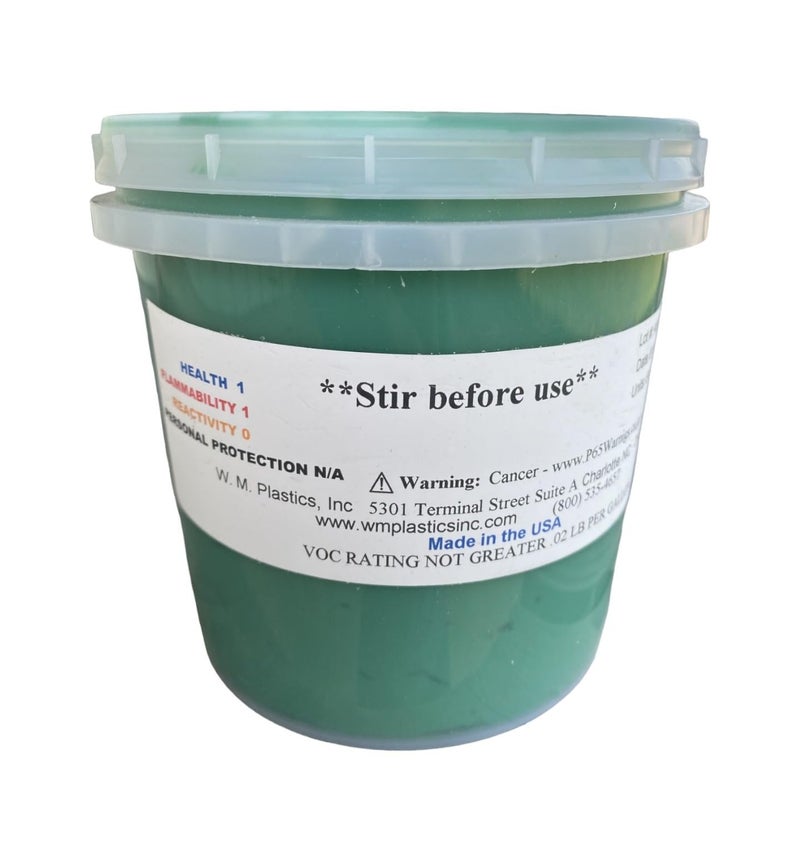 WM PLASTICS Plastisol Ink for Screen Printing-Quart (Dallas Green) - Image 2