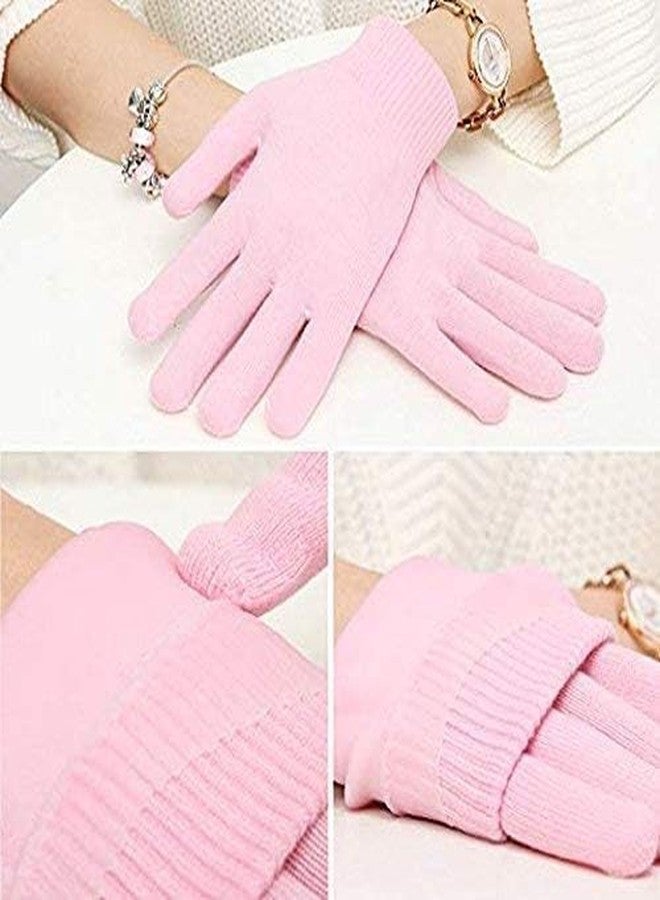 MEXONIC Gel Moisturizing Spa Gloves Soft Cotton With Thermoplastic Gel Repair Heal Cracked Dry Skin,Gel Lining Infused With Essential Oils And Vitamins,Best Gift (Multicolor) - Image 5