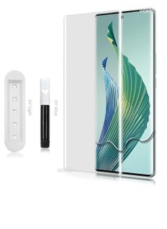 Tecno Spark 20 Pro Plus Premium Tempered Glass Design For Tecno Spark 20 Pro Plus Smartphone Advanced Border Less Full Edge To Edge UV Screen Protector And Easy Installation Kit