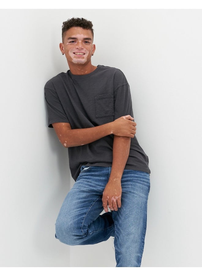 American Eagle - AE Oversized Pocket T-Shirt - Image 1