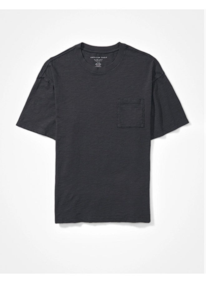 American Eagle - AE Oversized Pocket T-Shirt - Image 1