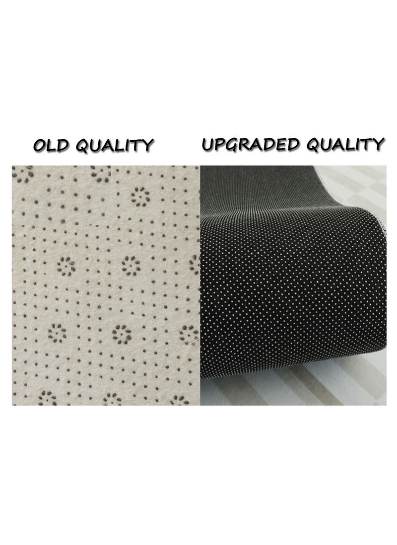 Mei Lifestyle - Modern Wool Fluffy Floor Mat Carpet with Anti slip High Pile Bottom with Upgraded Foam (Size 120×160CM) - Image 1