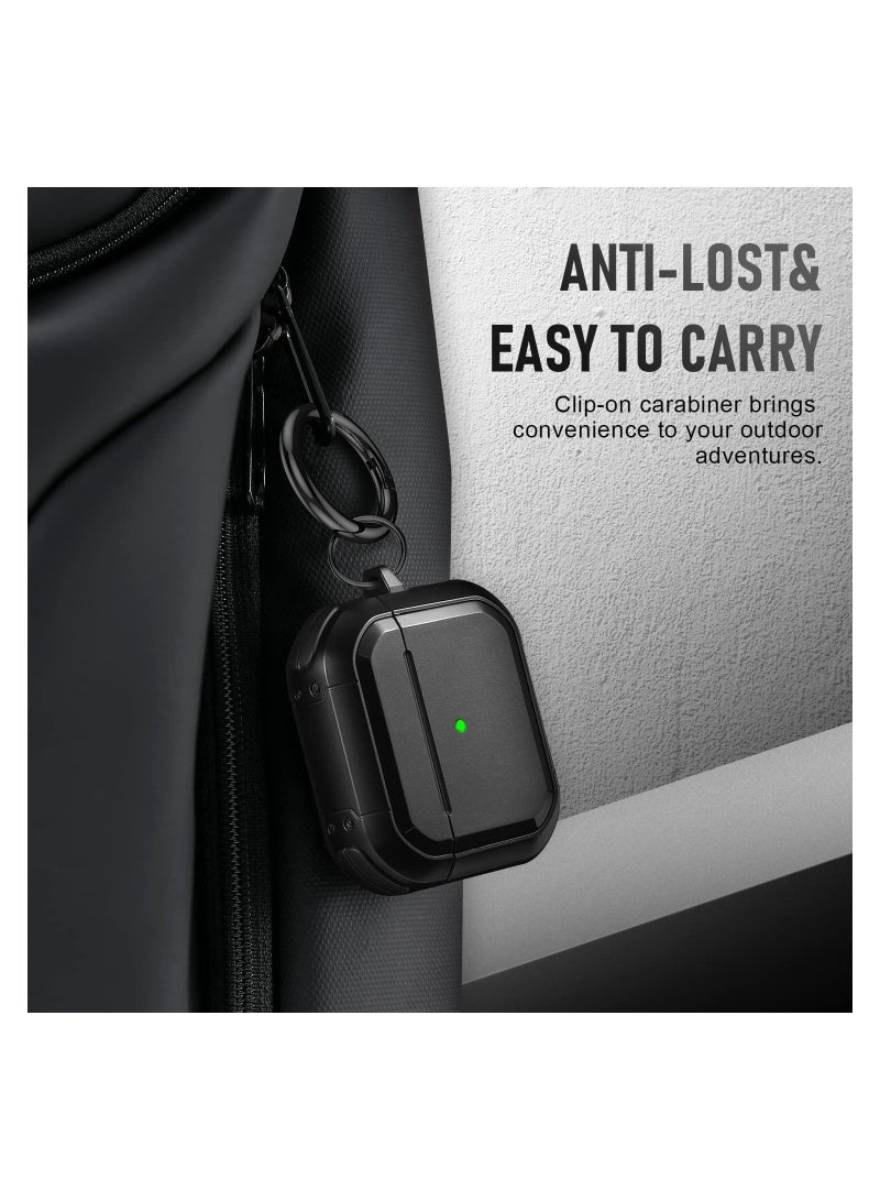 ELTRAZONE Case Cover Compatible with AirPods 3rd (2021) Cool Shockproof Armor Vintage PC Headphone Case - Image 5