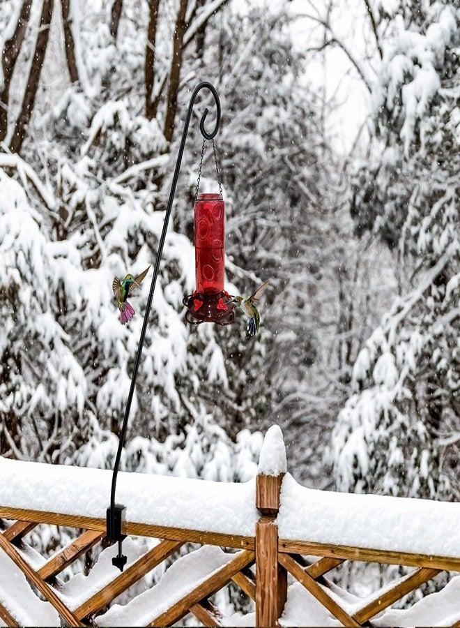 MIXXIDEA Heavy Duty Deck Rail Pole Deck Hook, Extensible and Adjustable Deck Hook for Hanging Bird Feeder, Plants, Suet Baskets,Wind Chimes,Lanterns (Curled Hook-2 Pack) - Image 5