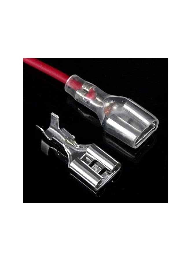 erorex 270 Pieces Quick Connector Male Bus Spade Connector Crimp Terminal Assortment Kit, 2.8/4.8/6.3mm Spade Quick Disconnect Connector Kit for Electrical Wiring Car Audio Speakers - Image 4