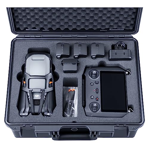 Lykus Titan M350 Waterproof Hard Case for DJI Mavic 3 Pro/Classic, RC Pro and DJI RC Simultaneously, Support RC Lanyard [CASE ONLY] - Image 1