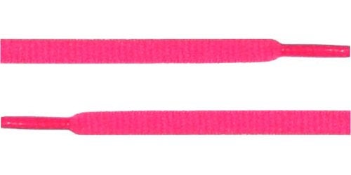 BCB Wear Oval Athletic Shoelaces 1/4" Thick Solid Colors for All Shoes Several Lengths (Hot Pink-27) - Image 2