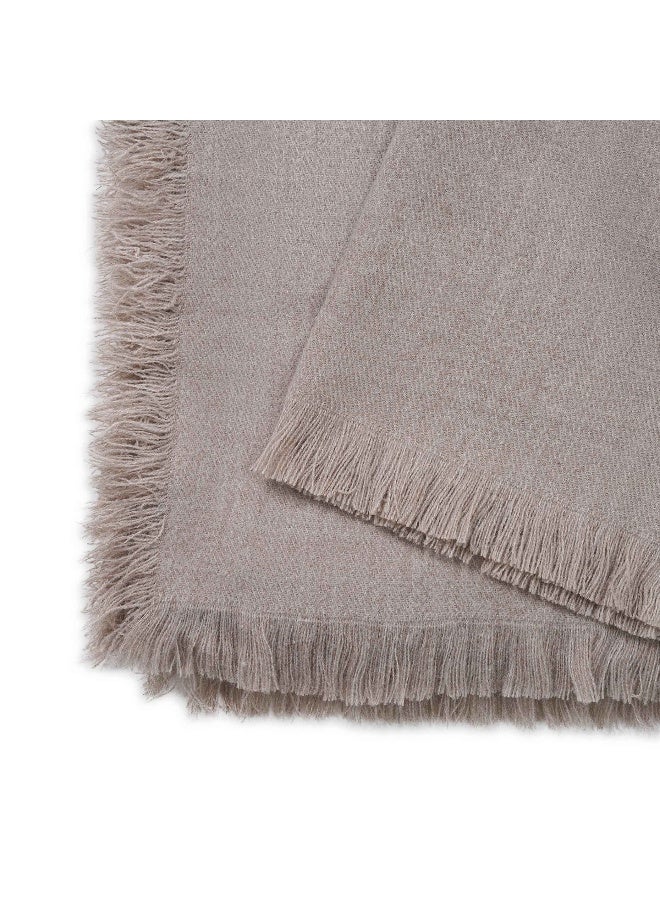Pan Home Zeina Throw 130X170cm - Beige - Image 3