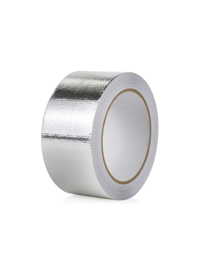 PROMASS promass 1 Roll Aluminum Foil Heat Shield Tape Cool Tape 2 Inch x 66 ft Heat Reflective Heat Shield Thermal Barrier Foil Tape Heat Resistant Tape for Hose and Auto Use  - Image 2