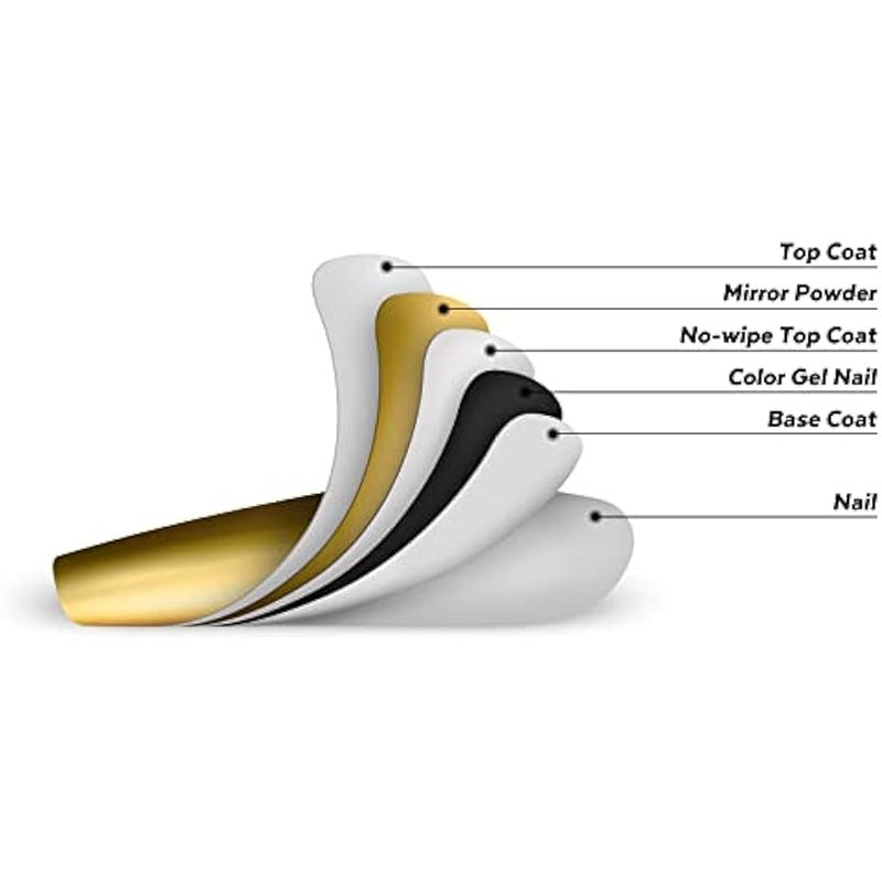 ارتدون اكسسوارات اظافر من الكروم، 16 برطمان لامع لتزيين الاظافر بتاثير عاكس معدني ثلاثي الابعاد اورورا كاميليون مسحوق صبغة 1 غرام/برطمان لؤلؤي للحرف اليدوية من الراتنج وفن الاظافر من فيمو - Image 3