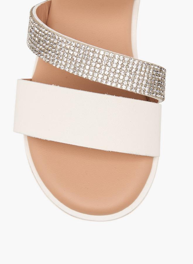 Flora Bella By Shoexpress Girls Solid Sandals With Hook And Loop Closure - Image 3