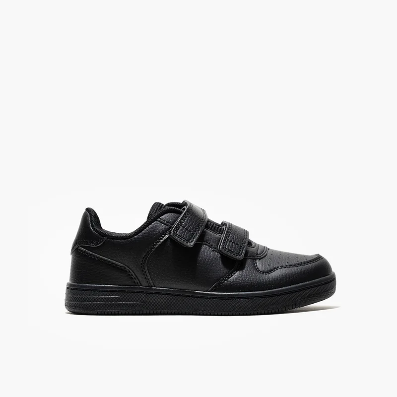 AMICA Amica Kids School Shoes  Lightweight, breathable vegan leather sneakers with anti-slip rubber outsole, memory foam insoles, and double Velcro closure for boys, girls, and school wear.