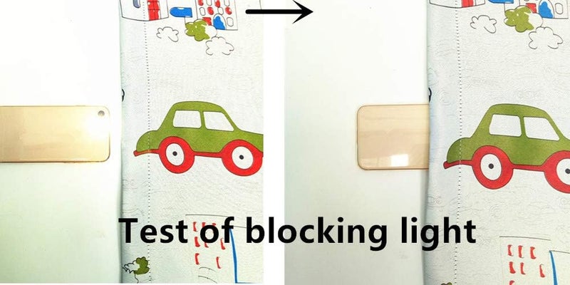 MYRU Absolutely Blackout Curtains for Kids Room,2 Layers Lined Curtains for Boys Girls Room,Set of 2 (Cartoon Car, 2 x 39 x 84 Inch) - Image 5
