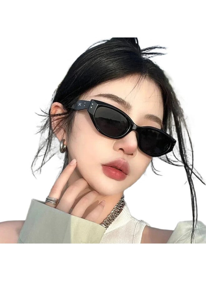LOHO New Style Small Frame Sunglasses Men Cat Eye Gm Sunglasses Women Men Uv Protection Trendy Lh09641 - Image 3